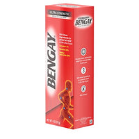 Thumbnail for Bengay Ultra Strength Topical Pain Relief Cream, Non-Greasy Topical Analgesic for Minor Arthritis, Muscle, Joint and Back Pain, Camphor, Menthol and Methyl Salicylate, 4 OZ