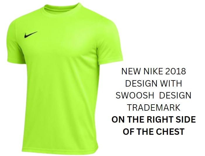 Image 4 of Nike Men's Park Short Sleeve T Shirt (Volt, Medium)