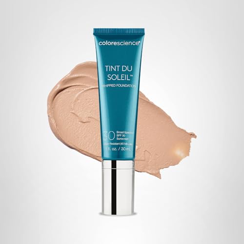 Colorescience Mineral Sunscreen Foundation, Tint du Soleil , Medium, 1 Fl Oz (Pack of 1)