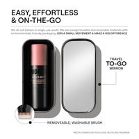 Thumbnail for Nudestix Nudies Blush Stick – 3-in-1 Cream Blush for Cheeks, Eyes & Lips with Built-In Brush | Soft Matte Finish for a Natural Flush | Clean, Vegan & Travel-Friendly Makeup (Moodie Blu)