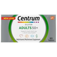 Thumbnail for Centrum Silver Adult (80 Count) Multivitamin/Multimineral Supplement Tablet, Vitamin D3, Age 50+