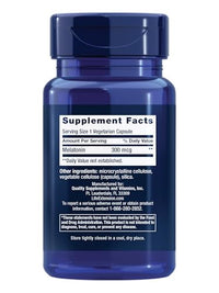 Thumbnail for Life Extension Melatonin, 300 mcg, Gentle Sleep Support, Healthy circadian Rhythms, Cellular Defense, Gluten-Free, Non-GMO, Vegetarian, 100 Capsules