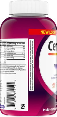 Thumbnail for Centrum Multivitamin Tablet for Women, Multivitamin/Multimineral Supplement with Iron, Vitamin D3, B Vitamins and Antioxidant Vitamins C and E, Gluten Free, Non-GMO Ingredients - 200 Count
