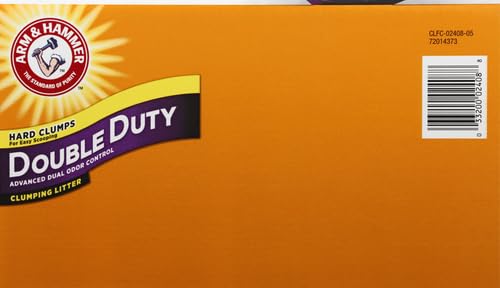 Arm & Hammer Double Duty Clumping Cat Litter, 40lb Box