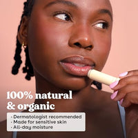 Thumbnail for eos 100% Natural & Organic Lip Balm Sticks - Vanilla Bean, All Natural Lip Balm, All-Day Moisture, Dermatologist Recommended, 0.14 oz, 2-Pack