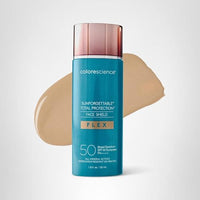 Thumbnail for Colorescience Total Protection Face Shield Flex SPF 50, Zinc Oxide Formula, Medium, 1.8 fl. oz.