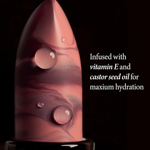 LAURA GELLER NEW YORK Italian Marble Sheer Lipstick - Strawberry Toffee - Hydrating & Lightweight - Vitamin E & Caster Seed Oil - Cream Finish