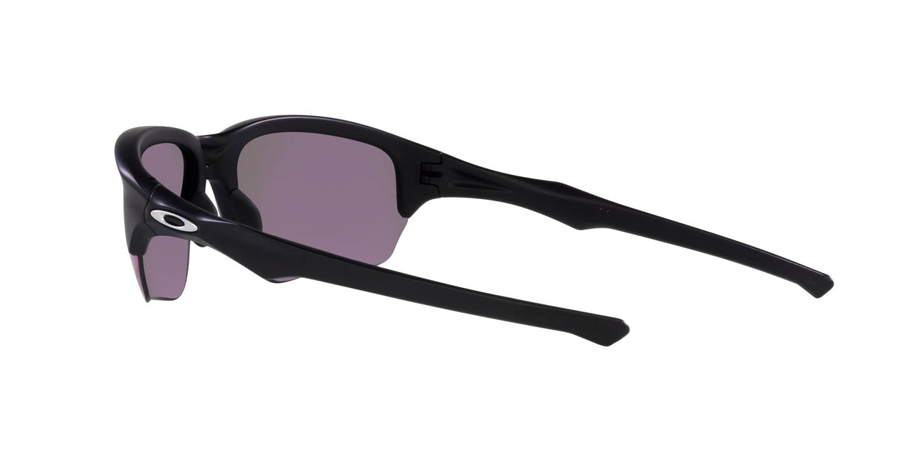 Oakley Men's OO9363 Flak Beta Rectangular Sunglasses, Matte Black/Green, 64mm