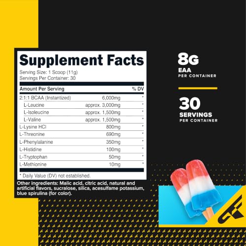Image 2 of Primaforce EAA Powder (Rocket Pop) 30 Servings, Gluten Free