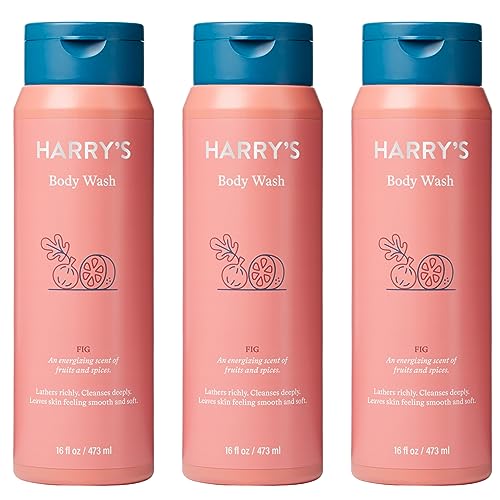 Image 1 of 16 Fl Oz (Pack of 3) for the product Harry's Body Wash Shower Gel for Men - Fig Scent - 16 fl oz (3 Pack)