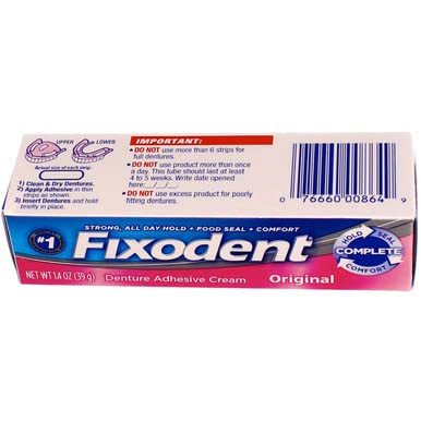 Image 20 of Fixodent Denture Adhesive Cream