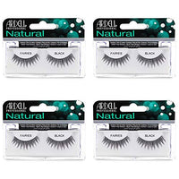 Thumbnail for Image 1 of Default Title for the product Ardell Natural False Eyelashes Fairies - Black, Lightweight Reusable Strip Lashes, 4 Pack