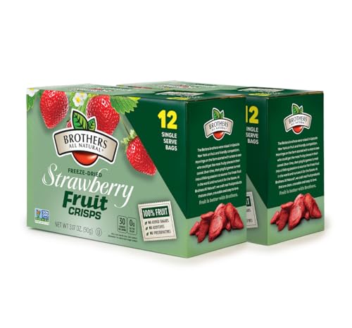 Image 1 of Default Title for the product Brothers-ALL-Natural Freeze Dried Fruit Crisps, Strawberry