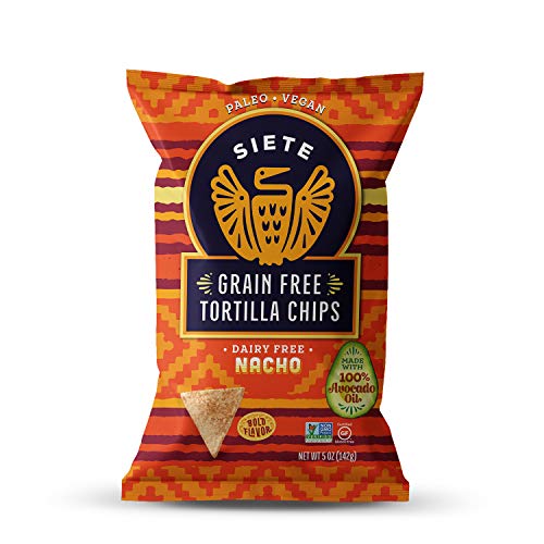 Image 3 of Nacho / 5 Ounce (Pack of 12) for the product Siete Tortilla Chips