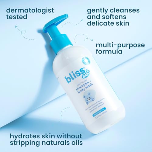 Image 3 of Bliss Baby Wash and Shampoo For Sensitive Skin, Gentle Hydrating Baby Soap