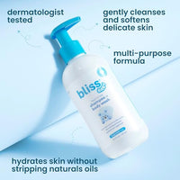 Thumbnail for Image 3 of Bliss Baby Wash and Shampoo For Sensitive Skin, Gentle Hydrating Baby Soap