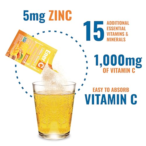 Image 4 of Ener-C Multivitamin Drink Mix, Healthy Energy - Peach Mango, 30 Count