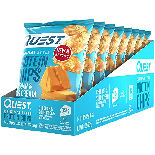 Image 5 of Quest Protein Chips - Cheddar & Sour Cream (8 Bags)