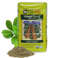 Thumbnail for Image 2 of ECOTEAS Organic Unsmoked Yerba Mate Pure Loose Leaf Tea & Holy Mate! Tea Bags