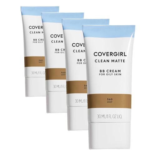 Image 12 of Deep - 560 / 1 Fl Oz (Pack of 4) for the product COVERGIRL Clean Matte BB Cream