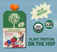 Thumbnail for Image 5 of Pumpkin Tree Peter Rabbit Organics Playfuel with Plant Protein, Very Berry, 3.5 Ounce (Pack of 10)