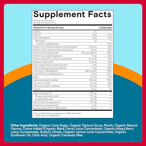 Image 3 of SmartyPants Multivitamin for Men Organic Gummies 120 Count
