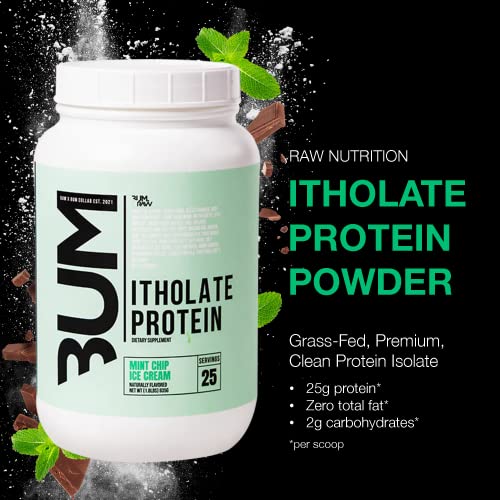 Image 2 of RAW Whey Isolate Protein Powder Mint Chip Ice Cream - 25 Servings