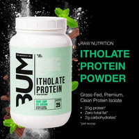 Thumbnail for Image 2 of RAW Whey Isolate Protein Powder Mint Chip Ice Cream - 25 Servings