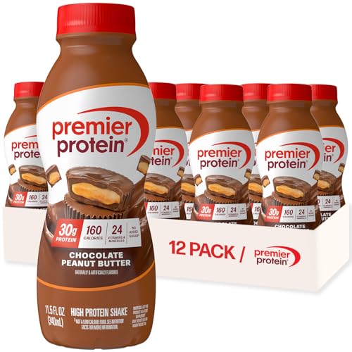 Image 1 of Default Title for the product Premier Protein 30g High Protein Shake, Chocolate Peanut Butter, 12 Pack