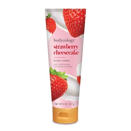 Image 1 of Default Title for the product Bodycology Shea Butter Body Cream, Strawberry Cheesecake, 8 oz