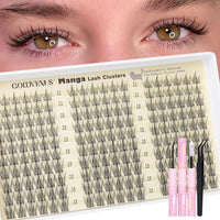 Thumbnail for Image 29 of W-natural fairy clusters kit for the product Goddvenus Eyelash Extensions Wispy Natural DIY C Curl Individual Lashes Clusters