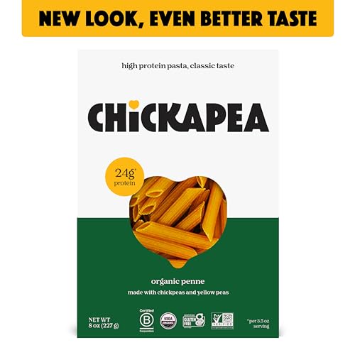 Image 5 of Chickapea Organic Chickpea Pasta - Penne, Elbows and Spirals Variety Pack - 8 oz (Pack of 3)