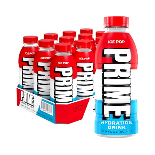 Image 1 of Default Title for the product PRIME Hydration ICE POP | Sports Drinks | Electrolyte Enhanced for Ultimate Hydration | 250mg BCAAs | B Vitamins | Antioxidants | 2g Of Sugar | 16.9 Fluid Ounce | 12 Pack