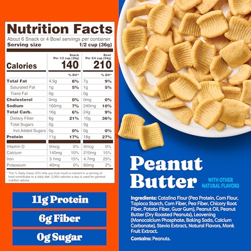 Image 2 of Catalina Crunch Protein Cereal, Peanut Butter, 8 oz Bag