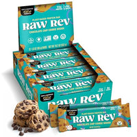 Thumbnail for Image 1 of Default Title for the product Raw Rev Glo Protein Bar, Chocolate Chip Cookie Dough, 12 Bars