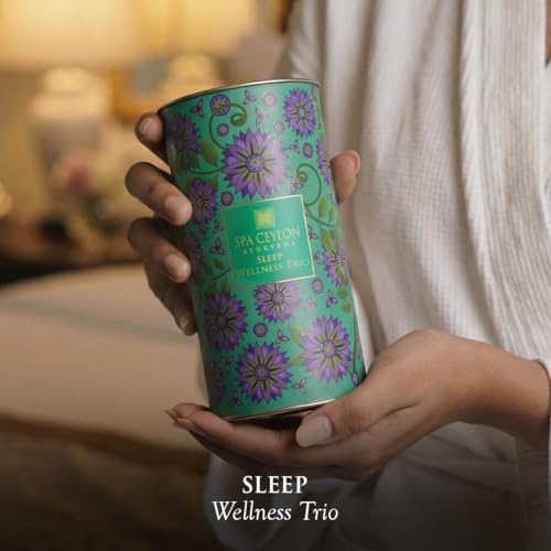 Image 5 of SPA CEYLON Sleep Wellness Trio Set, Restful Spa Essentials for Nourished Skin, Natural Ingredients, Ayurvedic, (Lavender)