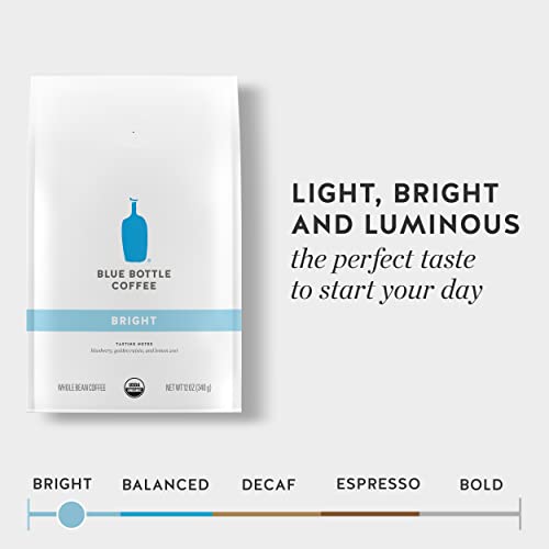 Image 4 of Blue Bottle Coffee Whole Bean Organic Coffee Bright Light Roast 12 Ounce Bag Pack of 6