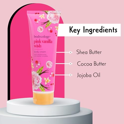 Image 6 of Bodycology Shea Butter Body Cream, Pink Vanilla Wish, 8 oz