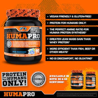 Thumbnail for Image 3 of ALR Industries Humapro Vegan EAA Formula Blue Raspberry 90 Servings