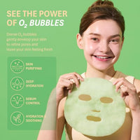 Thumbnail for Image 3 of Purederm Green Tea Bubble Face Mask 5 Pack
