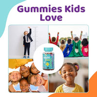 Thumbnail for Image 7 of Squiggles Kids Multivitamin + Iron Gummies, Low Sugar Gummy Vitamins, 100ct