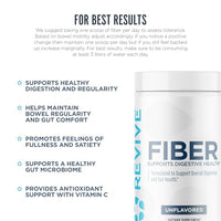 Thumbnail for Image 6 of Revive MD Fiber Supplement for Digestive & Gut Health - 5g Dietary Fiber, Chocolate, 30 Servings