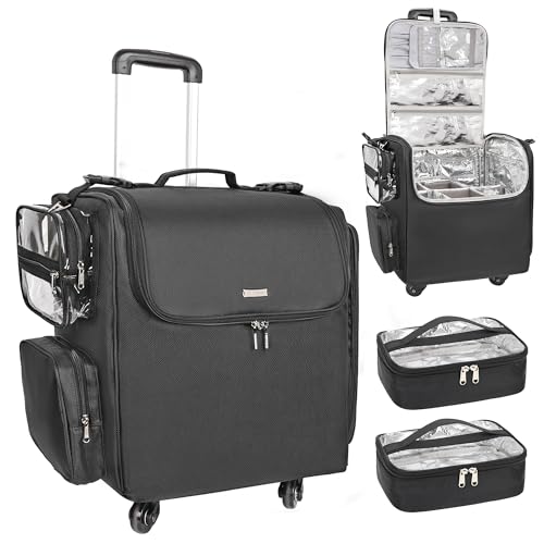 Image 5 of XL Black with Wheels for the product Relavel Hair Tools Travel Bag
