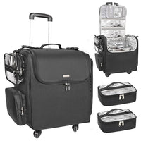 Thumbnail for Image 5 of XL Black with Wheels for the product Relavel Hair Tools Travel Bag