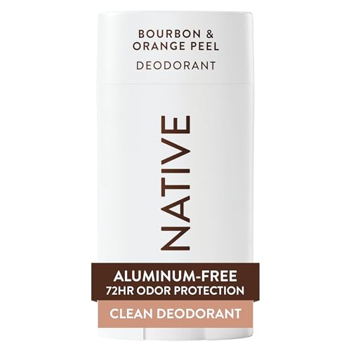 Image 1 of Default Title for the product Native Deodorant Contains Naturally Derived Ingredients, 72 Hour Odor Control, Deodorant for Women and Men, Aluminum Free, Bourbon & Orange Peel 2.65oz
