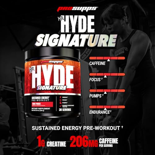 Image 2 of ProSupps Mr. Hyde Signature Pre Workout Powder with Creatine, Fruit Punch