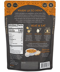 Thumbnail for Image 2 of Mina Hummus Moroccan Chickpea Stew, 15g Plant Protein, Ready in Minutes, Vegan Friendly, Gluten Free, Kosher & Non-GMO, 10 Ounce (Pack of 6)