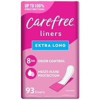 Thumbnail for Image 1 of Default Title for the product Carefree Light Panty Liners, Extra Long, Wrapped, Unscented, 93 ct