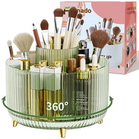 Thumbnail for Image 12 of Clear Green for the product fanado 360? Rotate Makeup Brush Holder Organizer