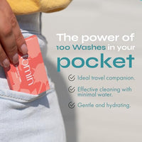 Thumbnail for Image 3 of FOMIN Paper Soap Sheets for Hand Washing - 100 Unscented Travel Soap Sheets
